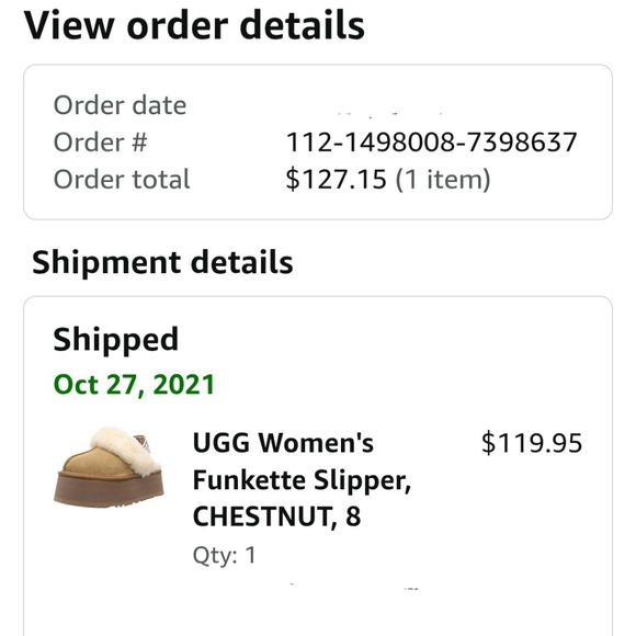 UGG Funkette Slipper, Chestnut, Size 8, *Brand New-Never Worn* (no box) - Picture 12 of 14